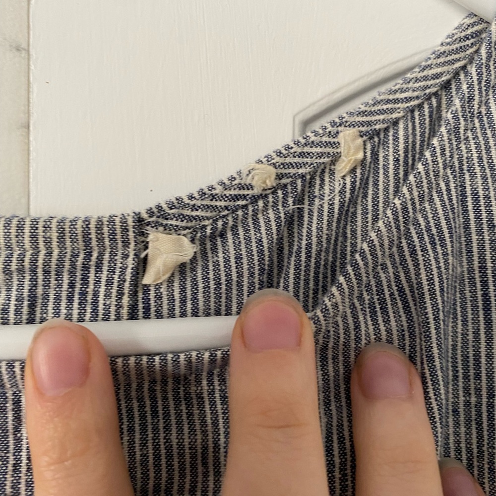Striped Blue Top - Picture 3 of 4